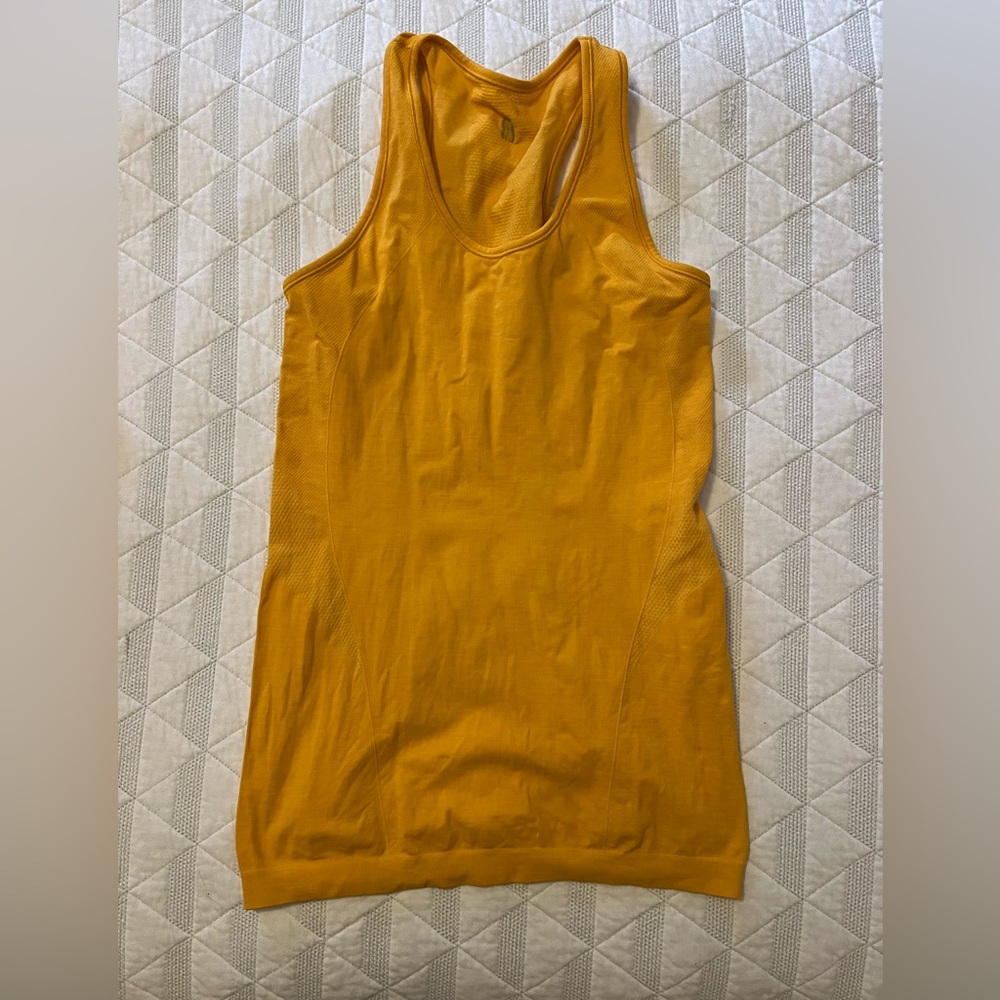 Sweaty Betty tank top, orange color, size small